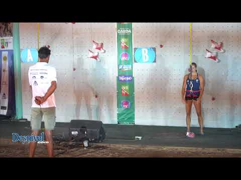 Final Velocidad: Iuliia Kaplina contra Anouck Jaubert - Arco Rock Master 2017