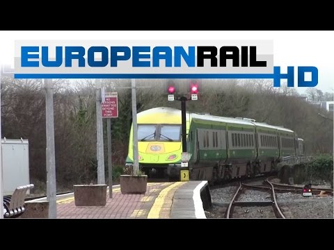 Irish Rail 201 loco 234 + mk4 set 4007 departs Mallow for Cork
