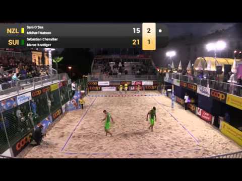 O'Dea/Watson (NZL) vs. Chevallier/Krattiger (SUI) - Coop Beachtour - Full Match 23.05.2015