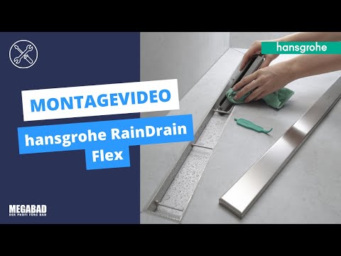 hansgrohe RainDrain Flex Montagevideo