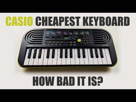 Casio cheapest SA-46 / sa-47 musical keyboard for beginners
