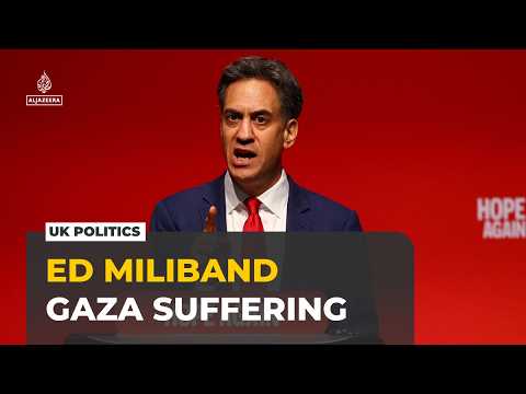 Labour Party Conference: UK foreign secretary gives impassioned speech