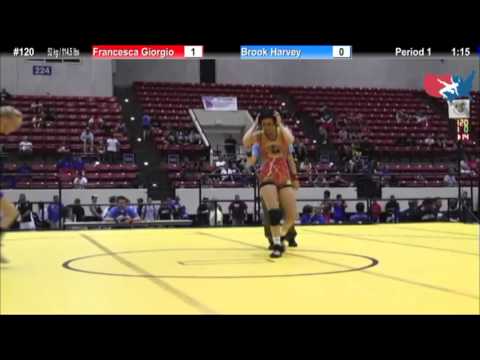 WM 52 KG - RD1 - Francesca Giorgio (WOW) vs. Brook Harvey (MI)
