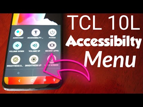TCL 10L Accessibility Mode Large On-Screen Menu To Control Your Phone Easier!!