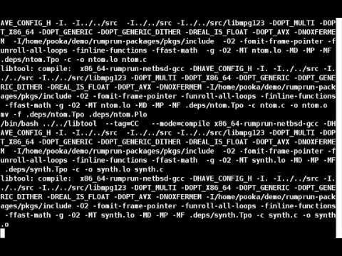 Rumprun video series, part 1: running mpg123 as a unikernel
