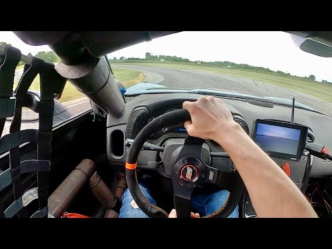 2013 Chevrolet Corvette Grand Sport Race Car - POV Track Test (Gingerman Raceway)