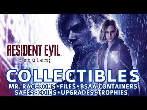 Resident Evil Requiem - All Collectible Locations (Files, Mr. Raccoons, Safes, Containers etc)
