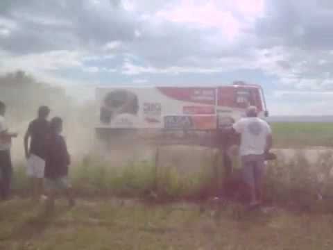 copy of Dakar-Argentina 2011  Truck 515 Hans Bekx crash dakar rally
