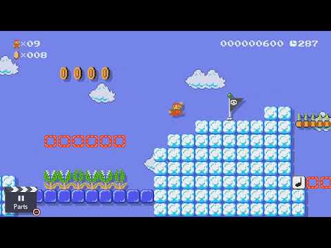 Super Mario Maker 2 Speedrun - ON/OFF Switch Research Expedition in 38 secs