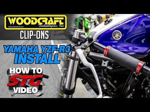 Woodcraft 15-18 Yamaha R3 Clip-On-Installation | Sportbiketrackgear.com
