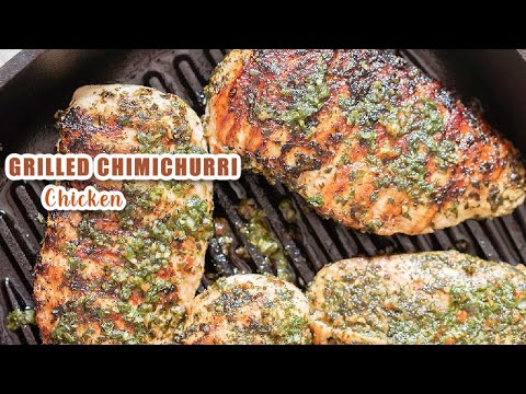 BEST GRILLED CHIMICHURRI CHICKEN is juicy packed with flavors and easy to make