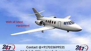 Get Classy Emergency Air Ambulance Services in Raipur and Gorakhpur by King