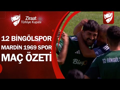 12 Bingölspor 3-0 Mardin 1969 Spor | MAÇ ÖZETİ | Ziraat Türkiye Kupası 1. Tur Maçı