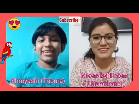 English conversation practice/Spoken English/ Shreyashi Ghosh with  Meenakshi Mem #meenakshibhauryal