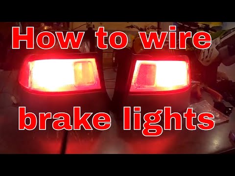 How to wire Brake lights