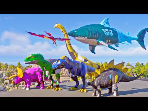 JWE2 Dinosaur Mod and Skin Showcase Super Dino Power Battle Dinosaurs VS OG Carnivores