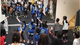 ”ルパパト”で注目の元木聖也、念願の子供向けアクロバット教室を開講！オリジナル体操「ラッキーでいこう！」の初披露も