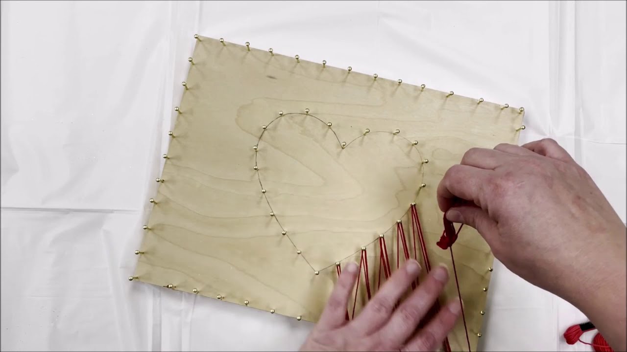 Artsy Afternoon: String Art Heart❤️