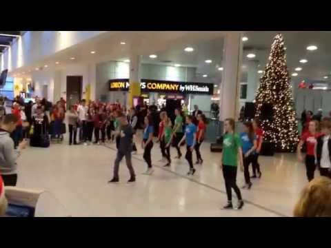 Flash mob at Gatwick Airport 2014 - South Coast Crew