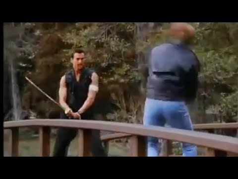 Daniel Bernhardt "True Vengeance" (1997) Fight Scene Archives , karate, katana sword, taekwondo