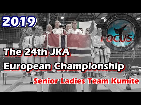 The 24th JKA European Championship - Ladies Team Kumite