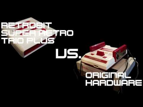 Super Retro Trio Plus vs. Original Hardware Part 1