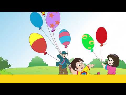 Pretty Balloons - Animated Nursery Rhyme in English