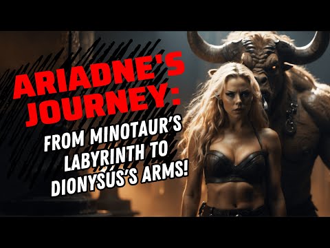 Ariadne's Journey: From Minotaur's Labyrinth to Dionysus's Arms #greekmythology  #greekmyth