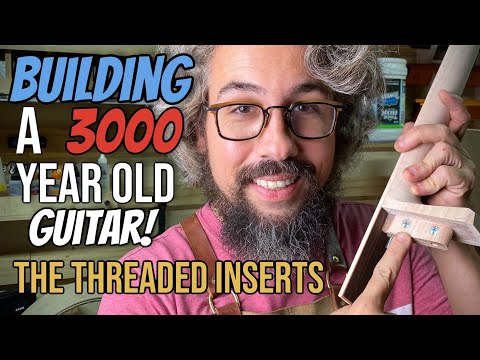 How To Make An Acoustic Guitar Ep. 35 (Threaded Inserts For The Bolt-On Neck)