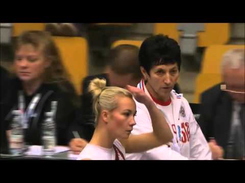 Viktoriia Danilenko RUS run 1 2015 Tumbling World Final