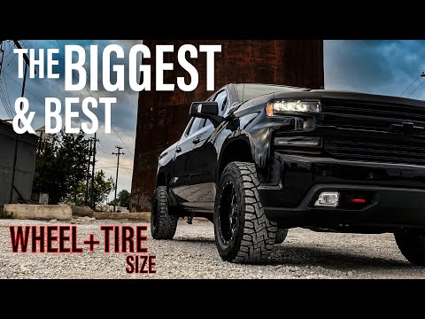 The BIGGEST WHEELS & TIRES You Can Fit on a Trail Boss - 2020 Silverado Z71 - 33x12.5 on 18x10's