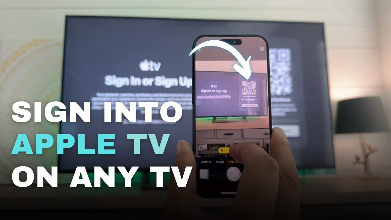 Sign Into Apple TV From Any TV (QR Codes Make it Easy)