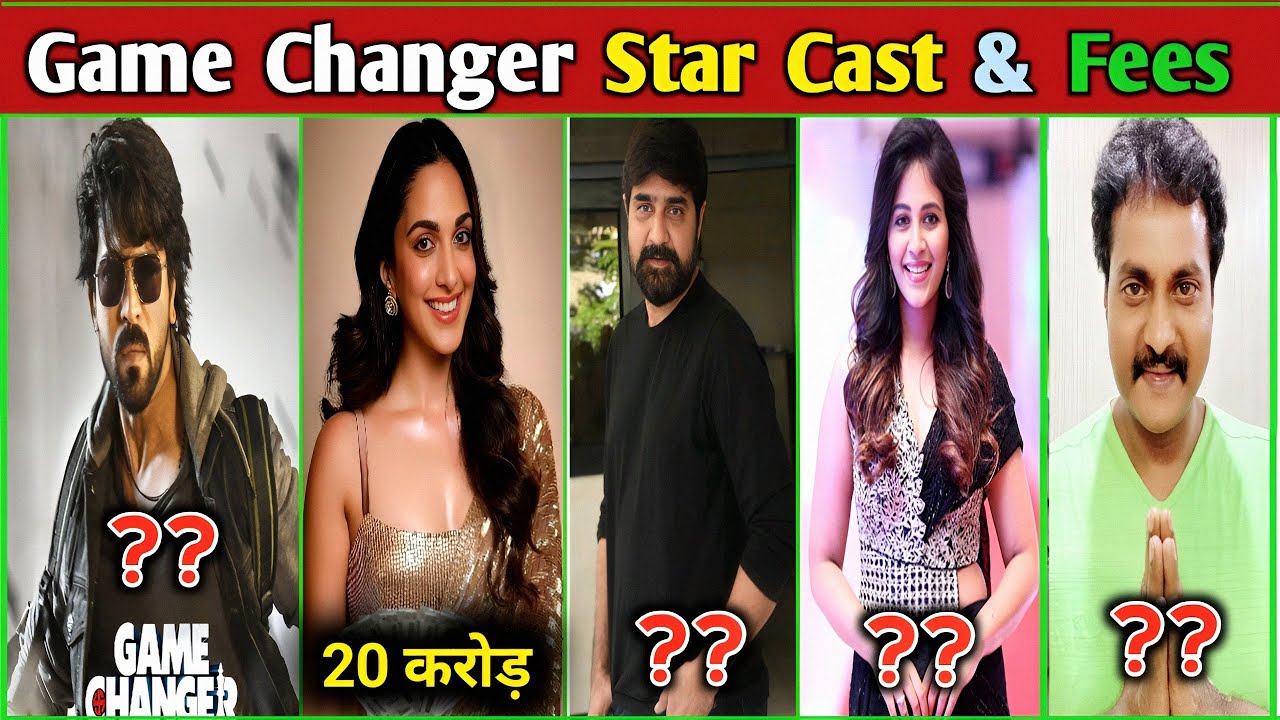 Game Changer Star Cast Salary | Game Changer Star Cast Fees | Game Changer Budget | Game Changer