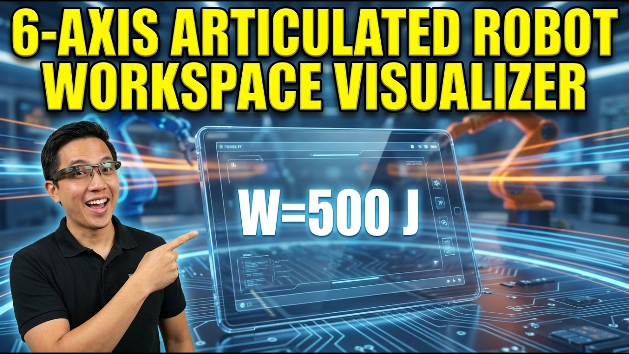 6-Axis Articulated Robot Workspace Visualizer
