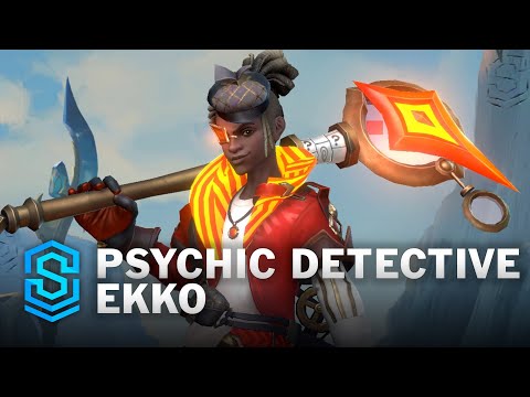 Psychic Detective Ekko Wild Rift Skin Spotlight