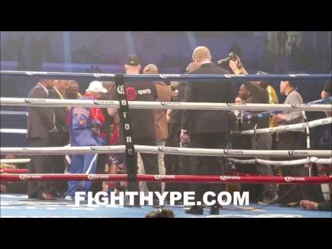 ADRIEN BRONER IMMEDIATE REACTION TO ADRIAN GRANADOS SPLIT DECISION; FULL FIGHT AFTERMATH