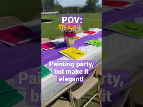 Ideas y decoración para la fiesta de Tematica Fiesta Infantil Pintura Y Arte