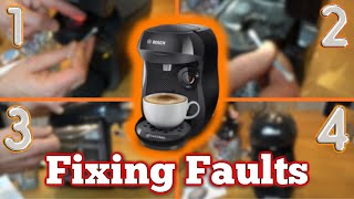 How to FIX Multiple FAULTS on BOSCH TASSIMO HAPPY Coffee Machine - Beginners guide