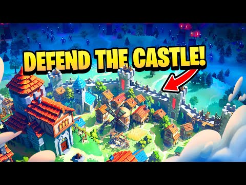 I Built the ULTIMATE CASTLE DEFENSE to Survive Endless NIGHT ATTACKS!