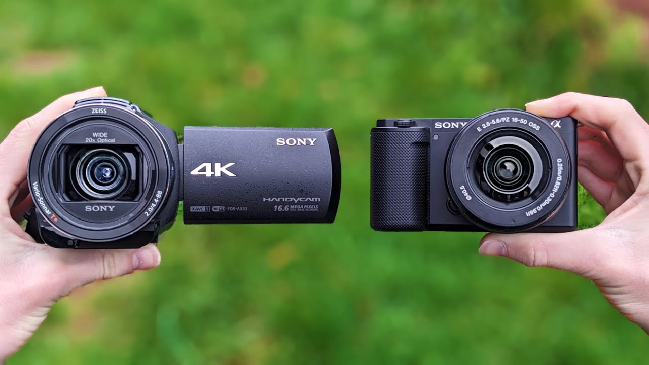 Camcorder vs Mirrorless Camera - Which One is Better?