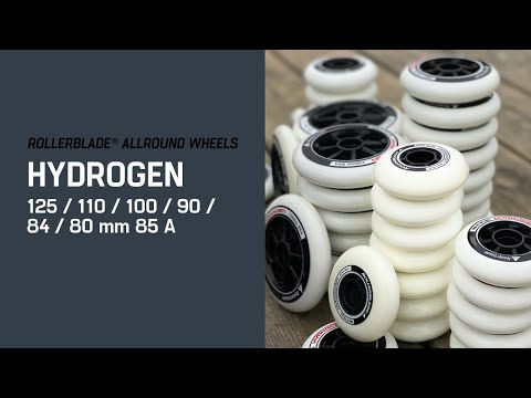 6 Roues Rollerblade Hydrogen 110mm/85A - Noyau Rainuré - Made In USA - Pour Patins Adultes