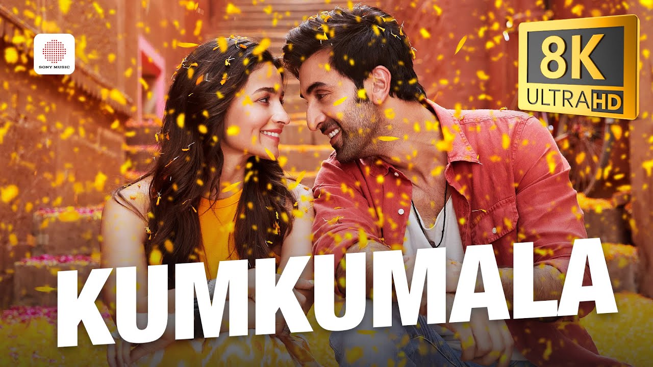 BRAHMĀSTRA (Telugu) | Kumkumala 8K/4K Video Song | Ranbir | Alia | Pritam | Sid Sriram | Chandrabose