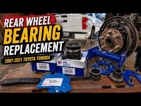 How to Replace Rear Wheel Bearings And Axle Seal On Your 2nd Gen Toyota Tundra 2007-2021