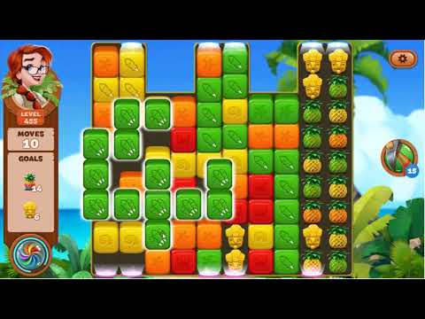 Lost Island Blast Adventure Level 455 - No Boosters