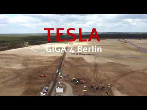 Tesla Gigafactory 4 GiGA Berlin #5 | 2020 05 13 its getting busy, first piledriver set up.