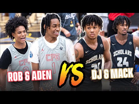 Rob Dillingham & Aden Holloway vs. DJ Wagner & Mackenzie Mgbako 🔥🚨 Chris Paul Coaching Team CP3! 👀
