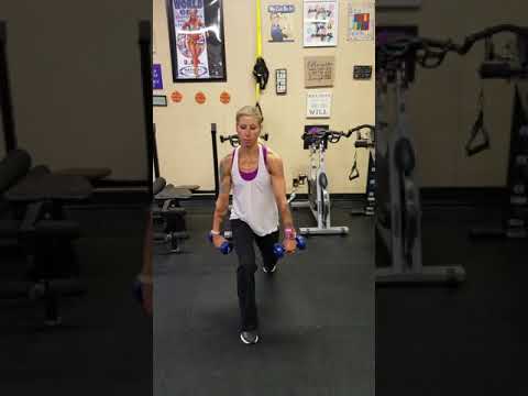 Every BODY's Fit "FIT Clip" 657 Video: Forward Lunge Front Raises for Legs/Shoulders