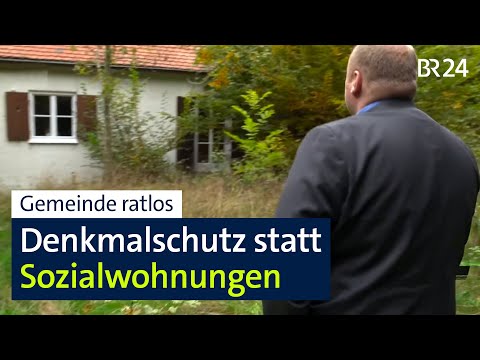 Neues Denkmalschutzgesetz: Baustopp statt Sozialwohnungen | Kontrovers | BR24