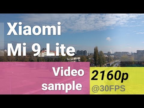 Xiaomi Mi 9 Lite 2160p video sample