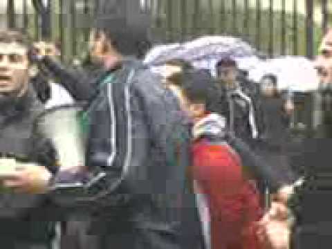 مظاهرة طلبة تزي وزو